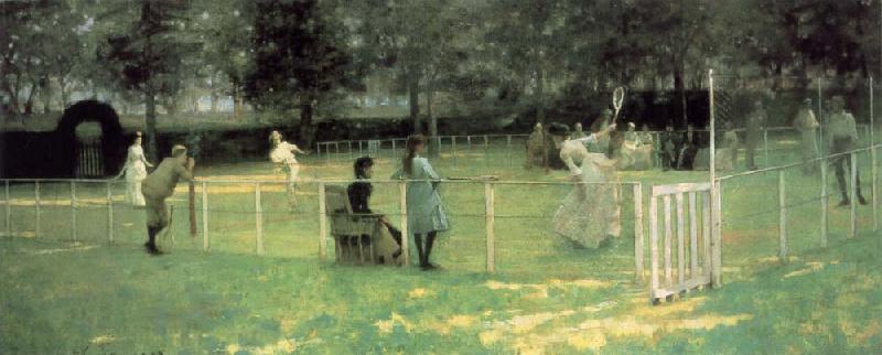 John Lavery THe Tennis Party